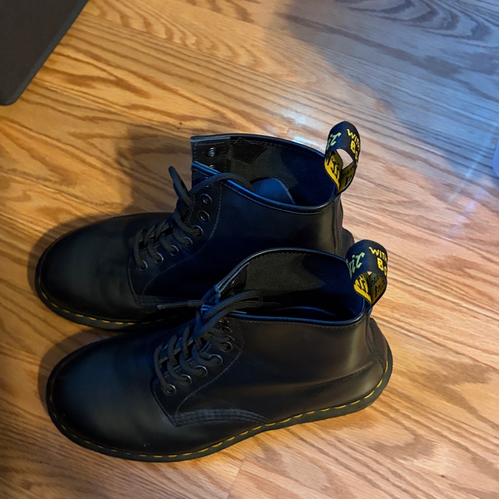 Dr. Martens Black Lace-Up Boots